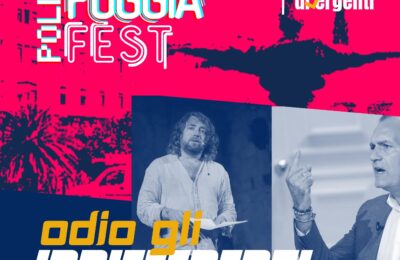 “Foggia Polis Fest” – Giulio Cavalli con Luigi De Magistris al Cicolella per Antonio De Sabato